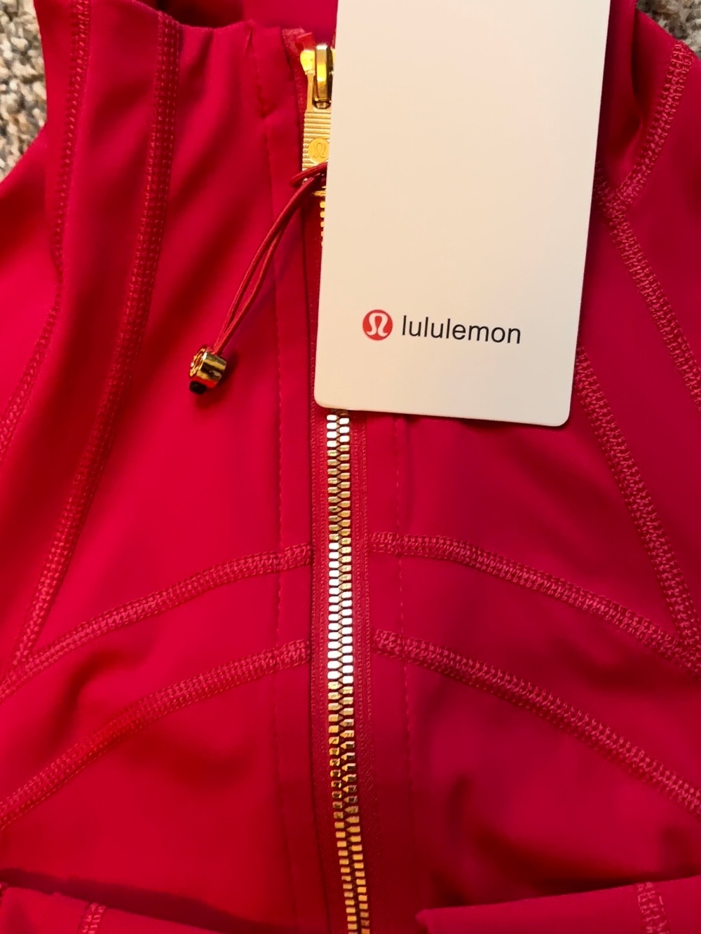 lululemon Cropped Jacket & SHORTS Set with Gold Zipper Size 4 - Picture 6 of 7